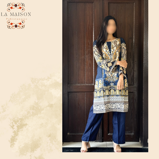 Special Price - 2 Piece Printed Khaddar- SH-101